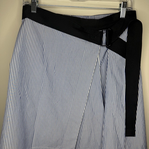 Rag & Bone Black and White Striped A-Line Skirt Size 8 - Picture 3 of 7